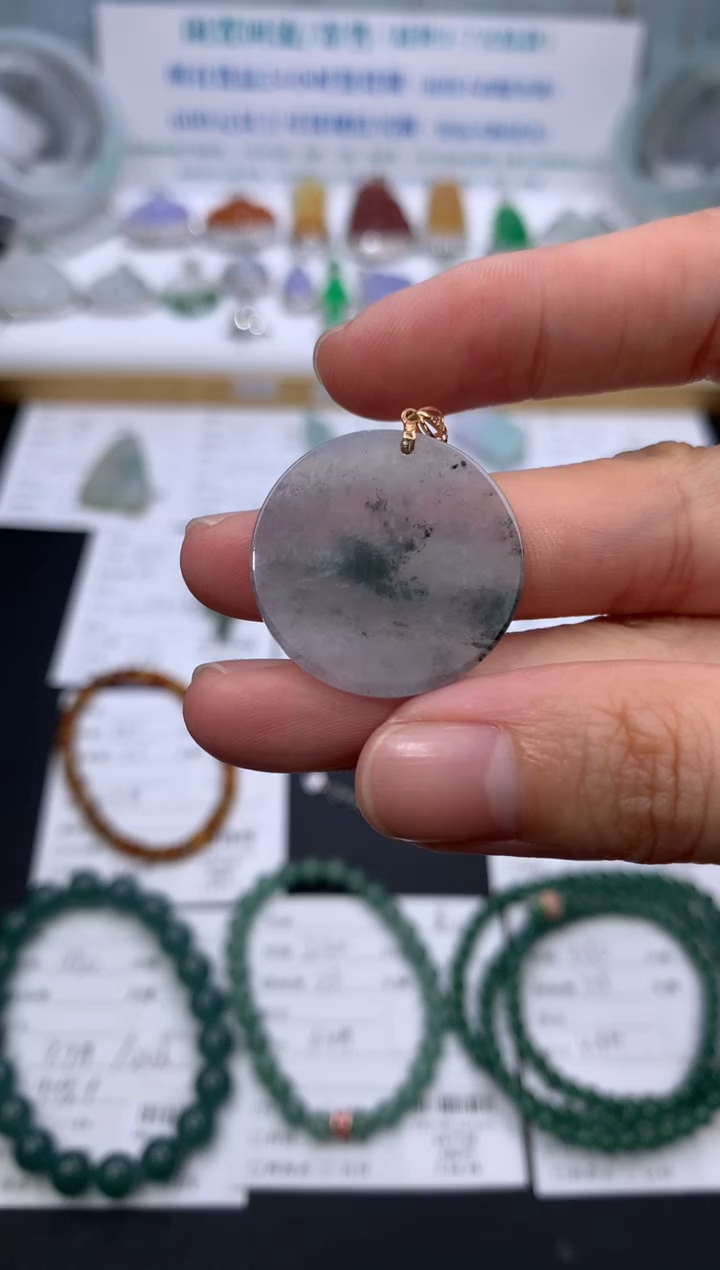 【闪购商品】定制翡翠18K金镶嵌模式推广期24小时鉴赏期