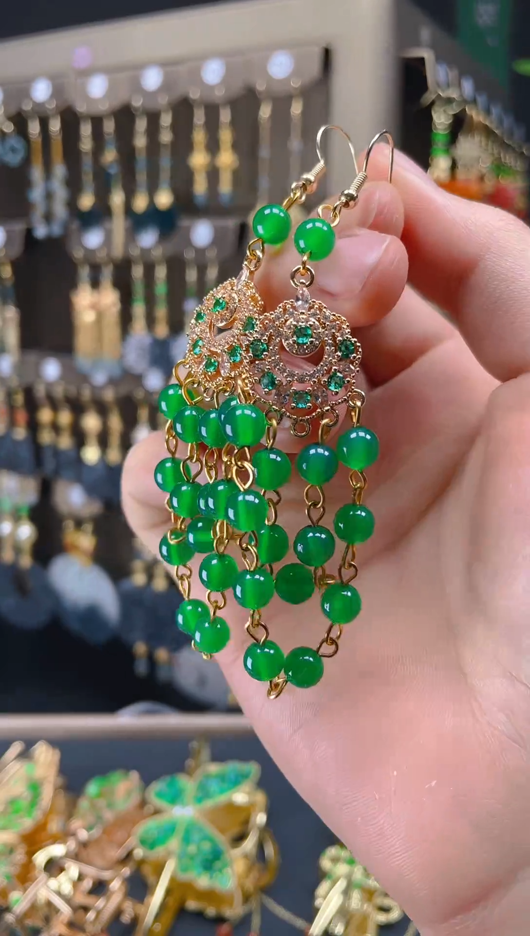 【闪购商品】玛瑙/玉髓耳饰合金044玛瑙饰品