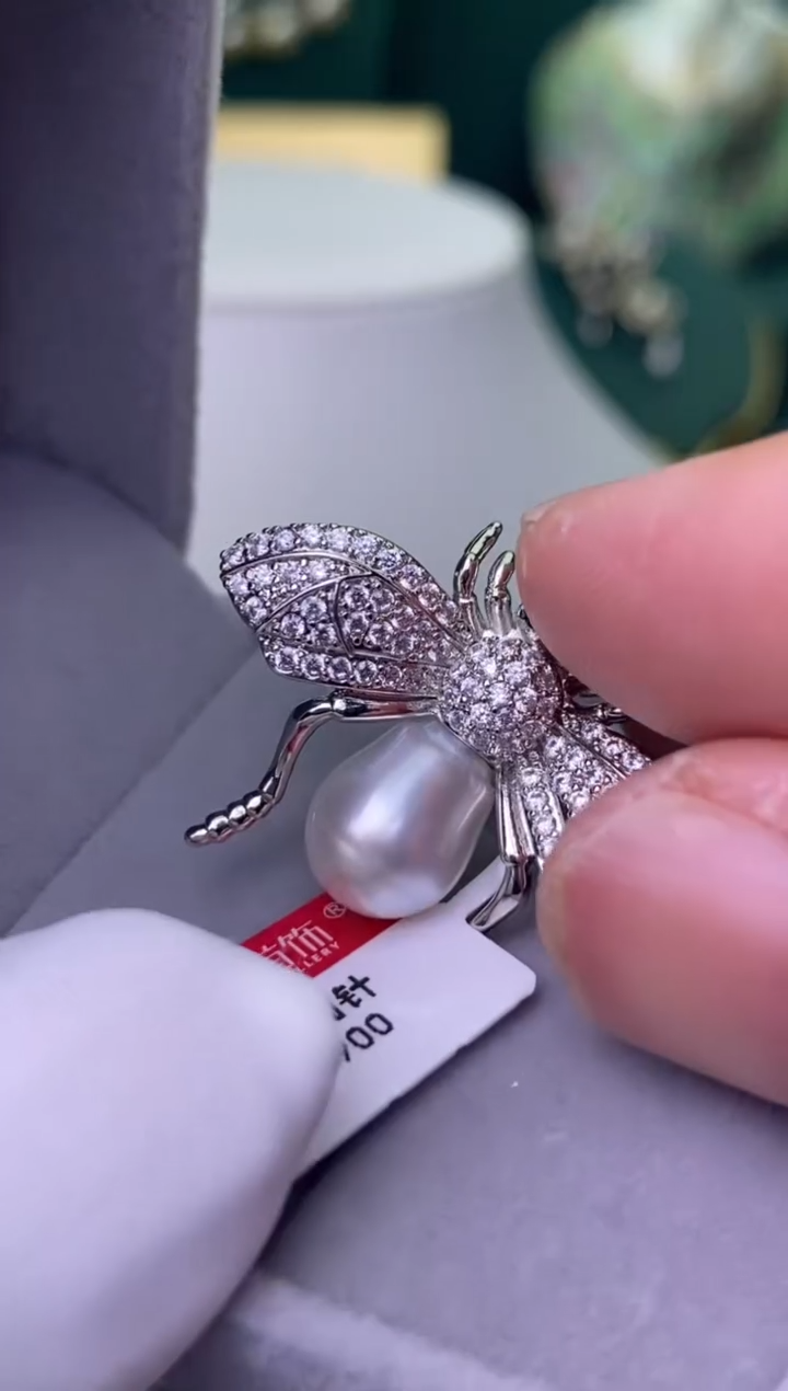 【闪购商品】海水珍珠胸饰未镶嵌9-10