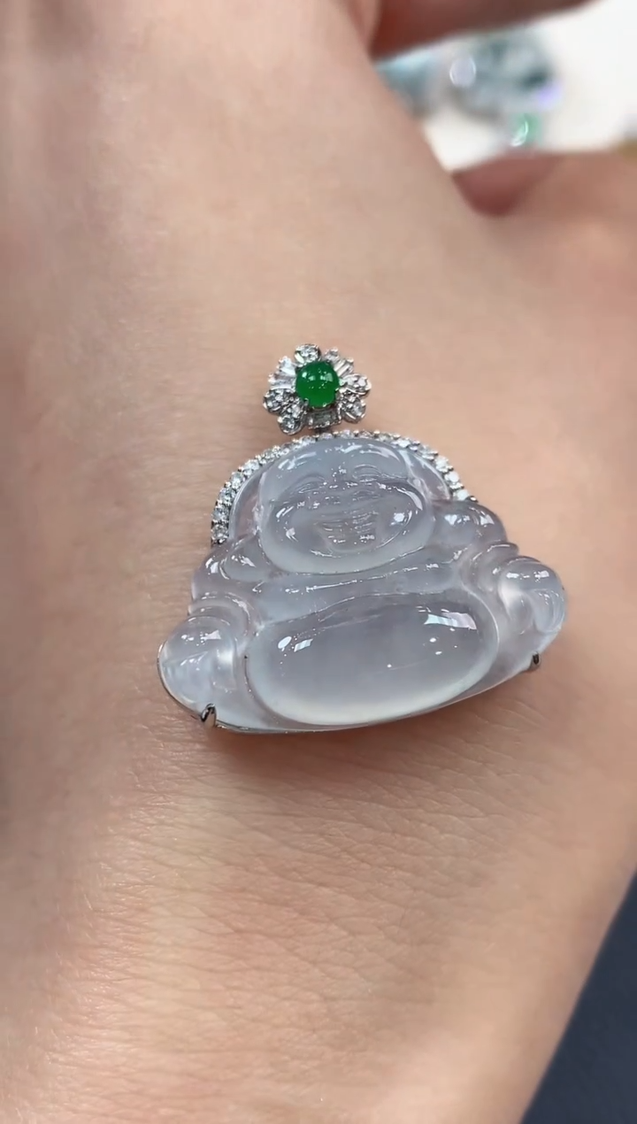 【闪购商品】翡翠吊坠(不含链)18K金镶嵌B134多样性一件发货