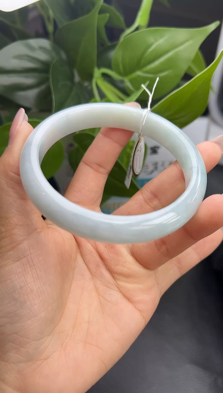 【闪购商品】翡翠手镯未镶嵌K417-10 手镯 63-64圈