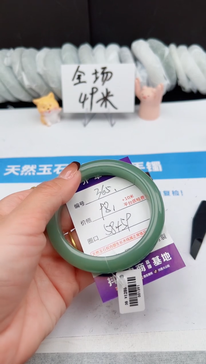 【闪购商品】石英质玉手镯未镶嵌365-DB58.4