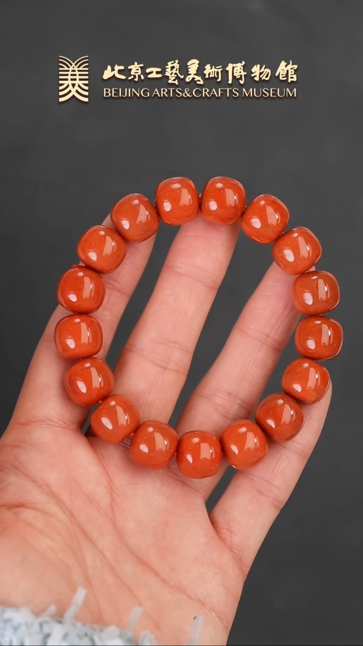 【闪购商品】南红玛瑙手串未镶嵌B0115GMD228南红老型珠手串