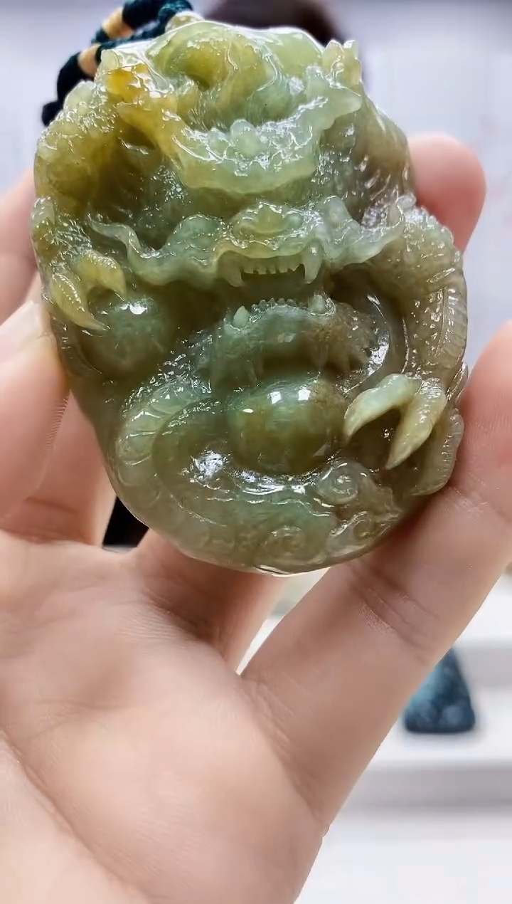 未镶嵌定制翡翠4829bb-毛货挂件53