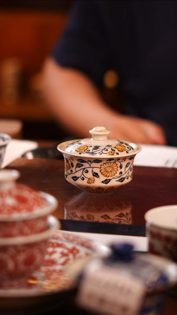 【闪购商品】立勤堂-釉里金高端茶器47