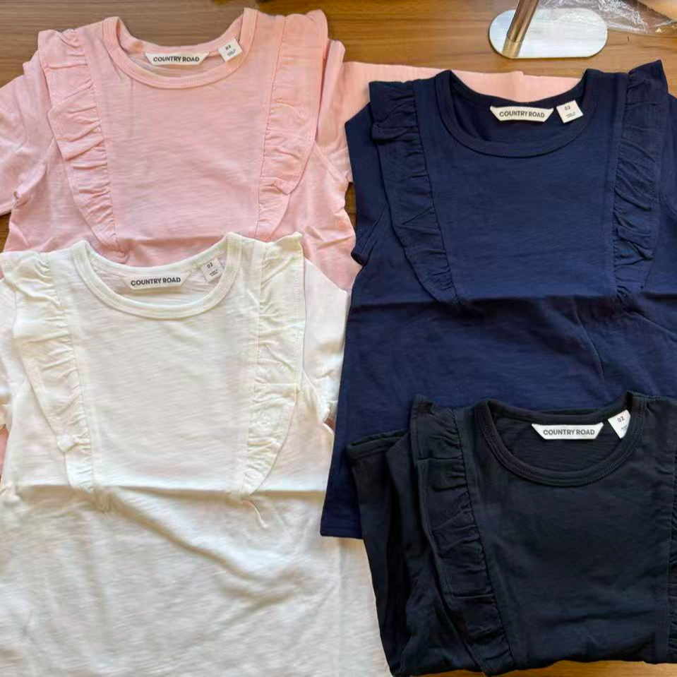 澳单CR四色花边长袖打底