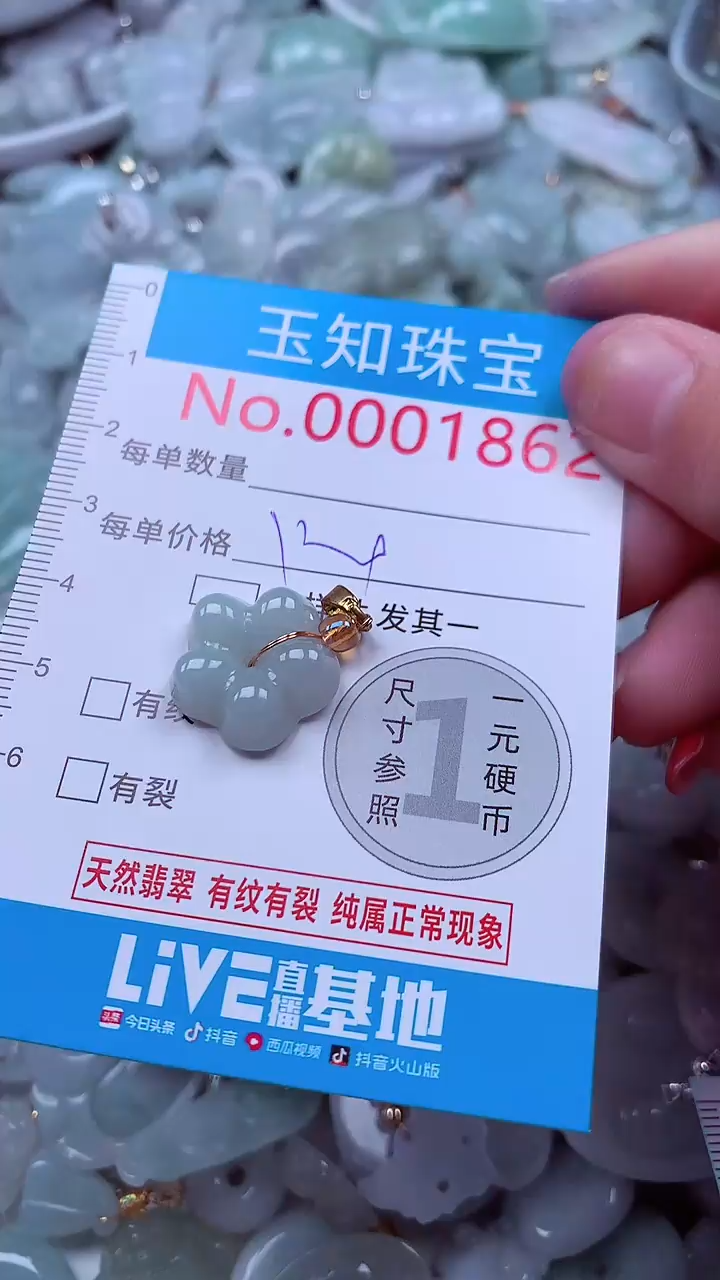 吊坠(不含链)未镶嵌翡翠1862