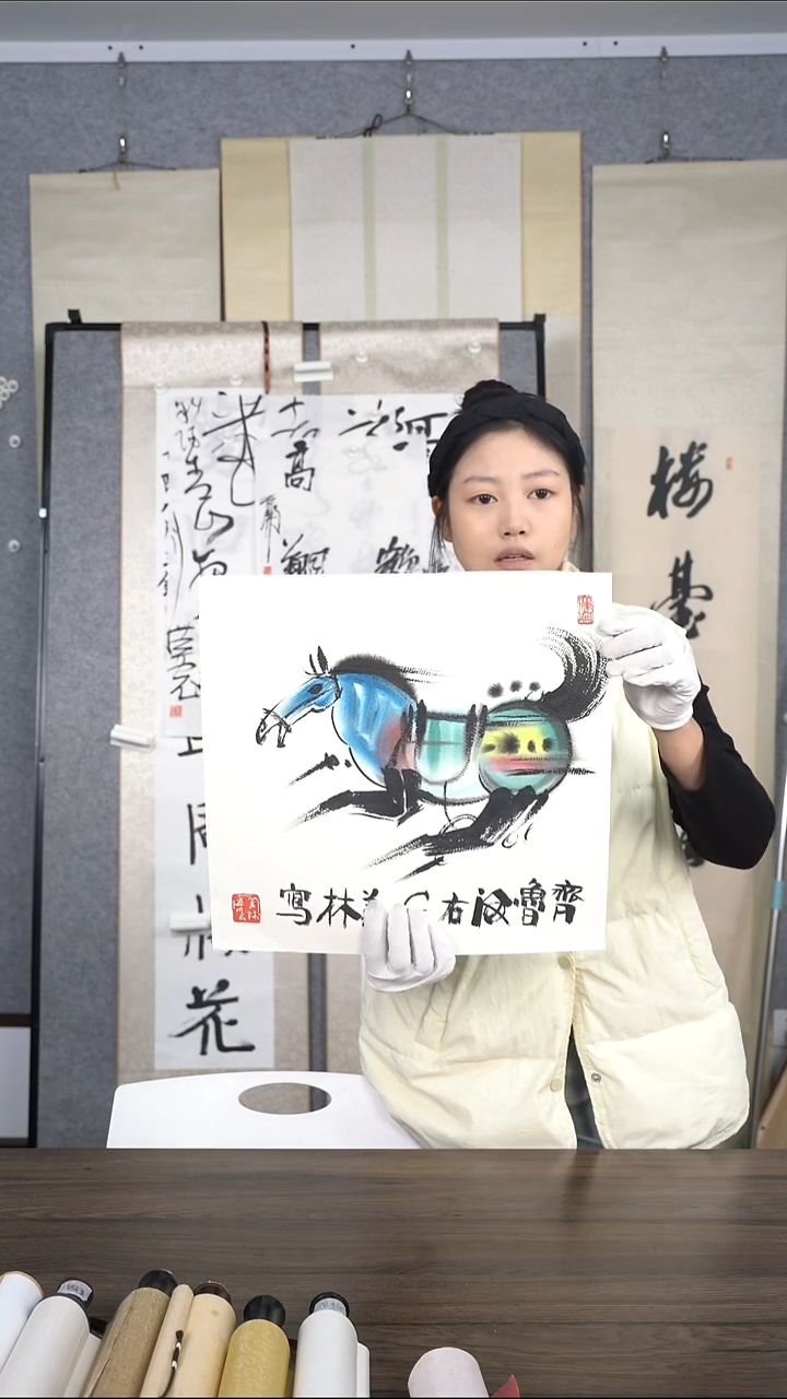 茶*韩老师画作作品