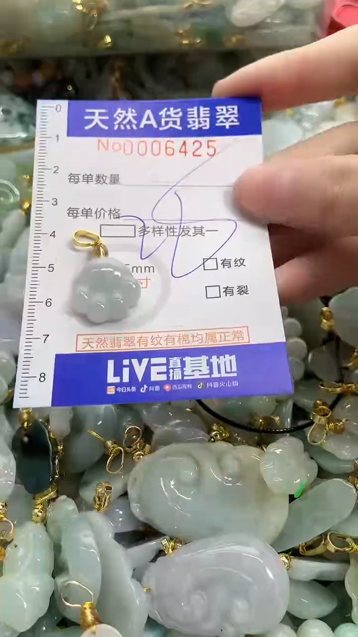 颈饰未镶嵌翡翠天然A货翡翠