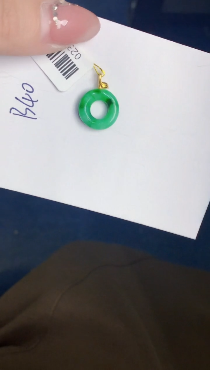 【闪购商品】翡翠颈饰18K金镶嵌000000000