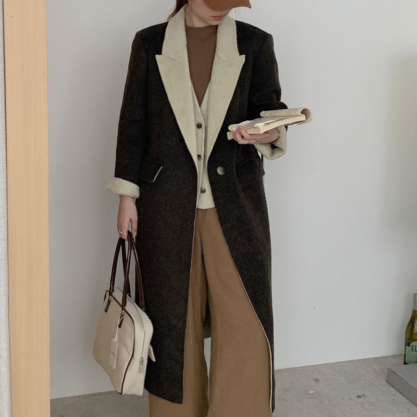【雯子严选】【1开头价格备注编号】秋冬中长款外套冬季羊毛大衣