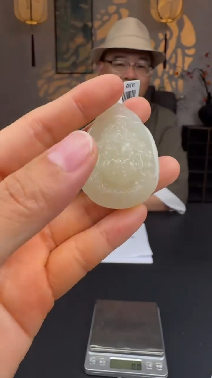 和田玉未镶嵌吊坠(不含链)天工玉文化和田玉38