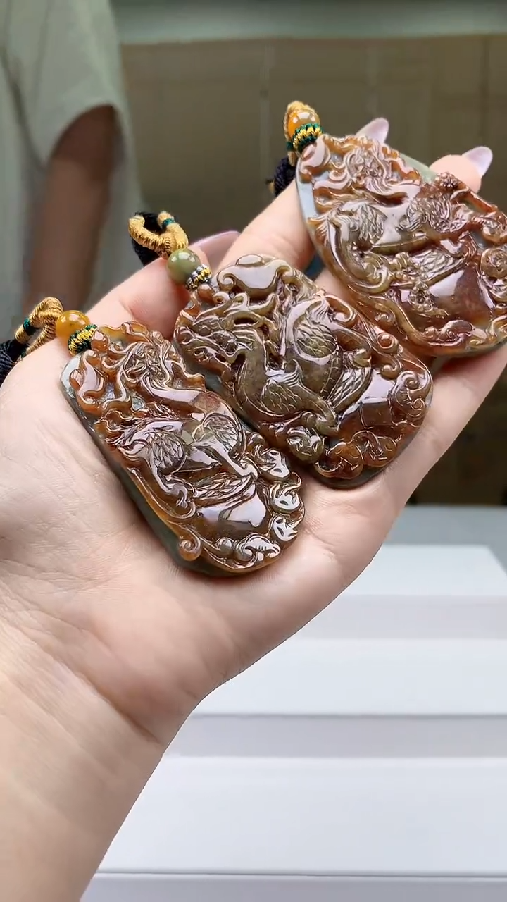 定制翡翠未镶嵌5028ty-毛货挂件148