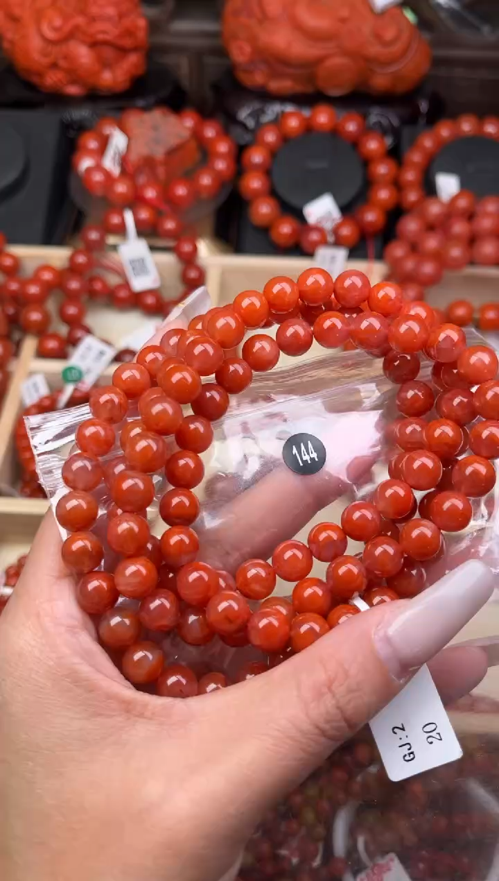 【闪购商品】南红玛瑙珠宝奇石未镶嵌144-8+