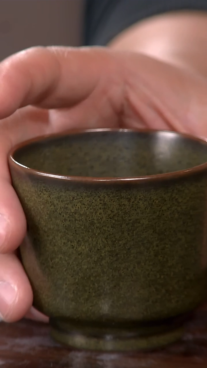 【闪购商品】杯子景韵堂仿清官窑制茶叶末釉