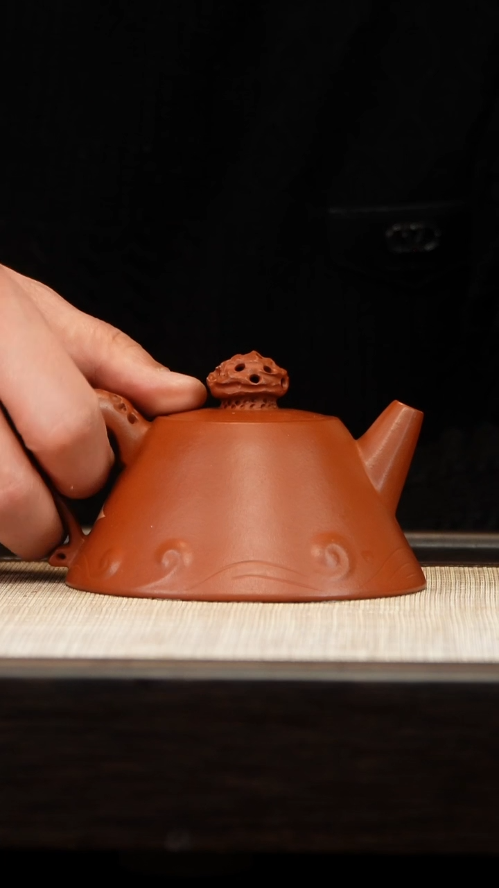 茶壶紫砂朱泥惊涛