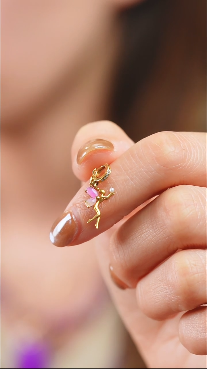 苏纪石（舒俱来）18K金镶嵌吊坠(不含链)424