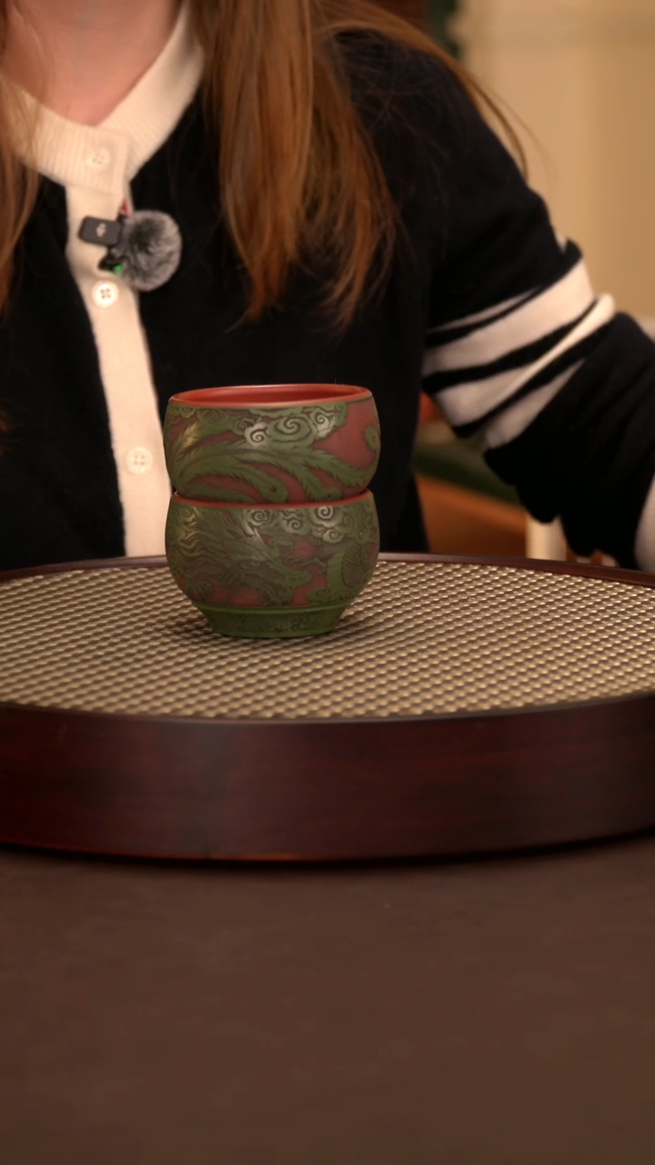 绿泥紫砂作品1221