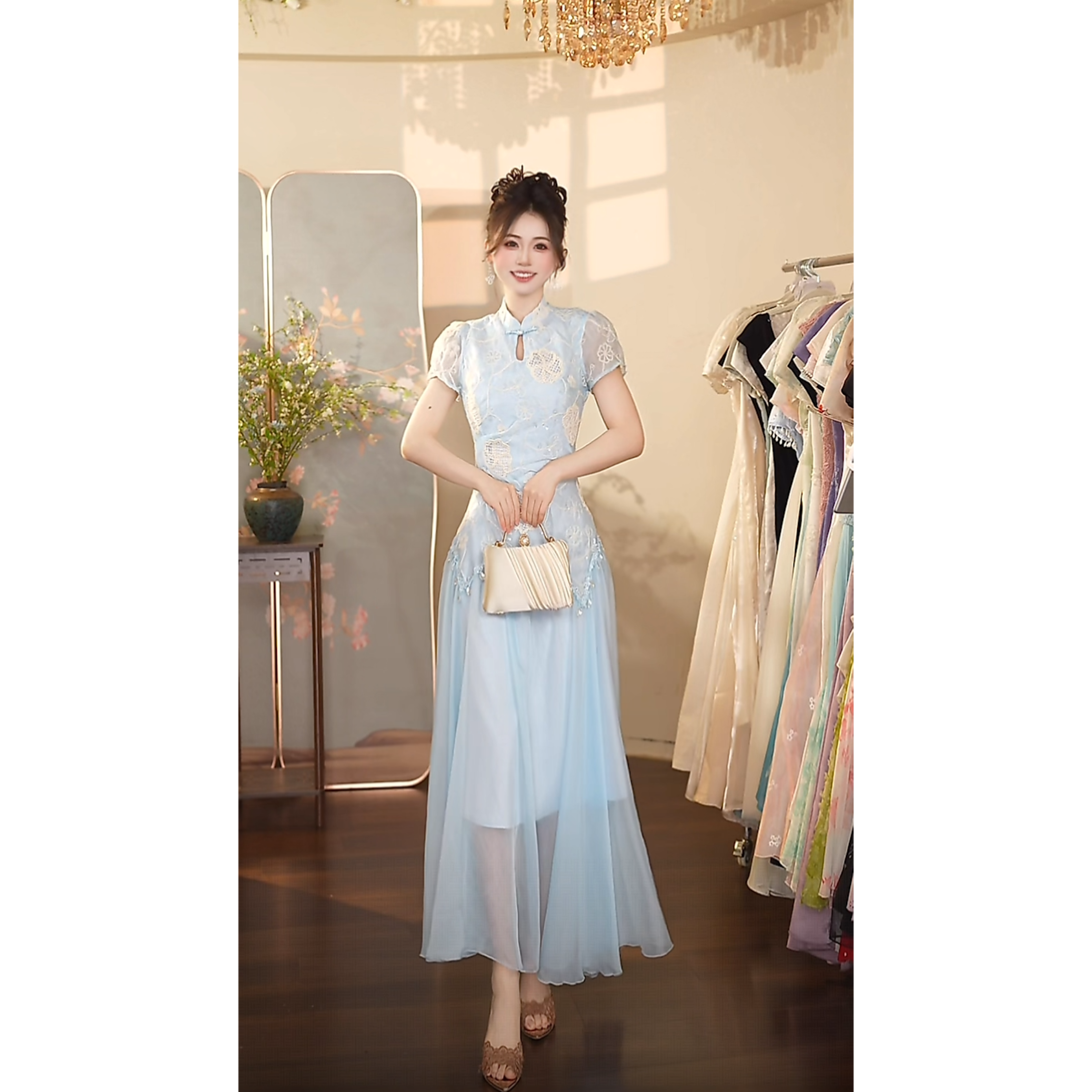 瑞瑞定制-1619连衣裙Q7736-X