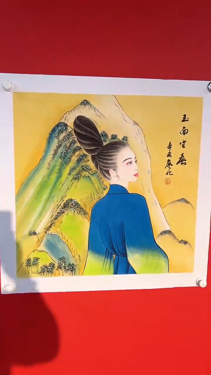 国画廖化老师国画作品
