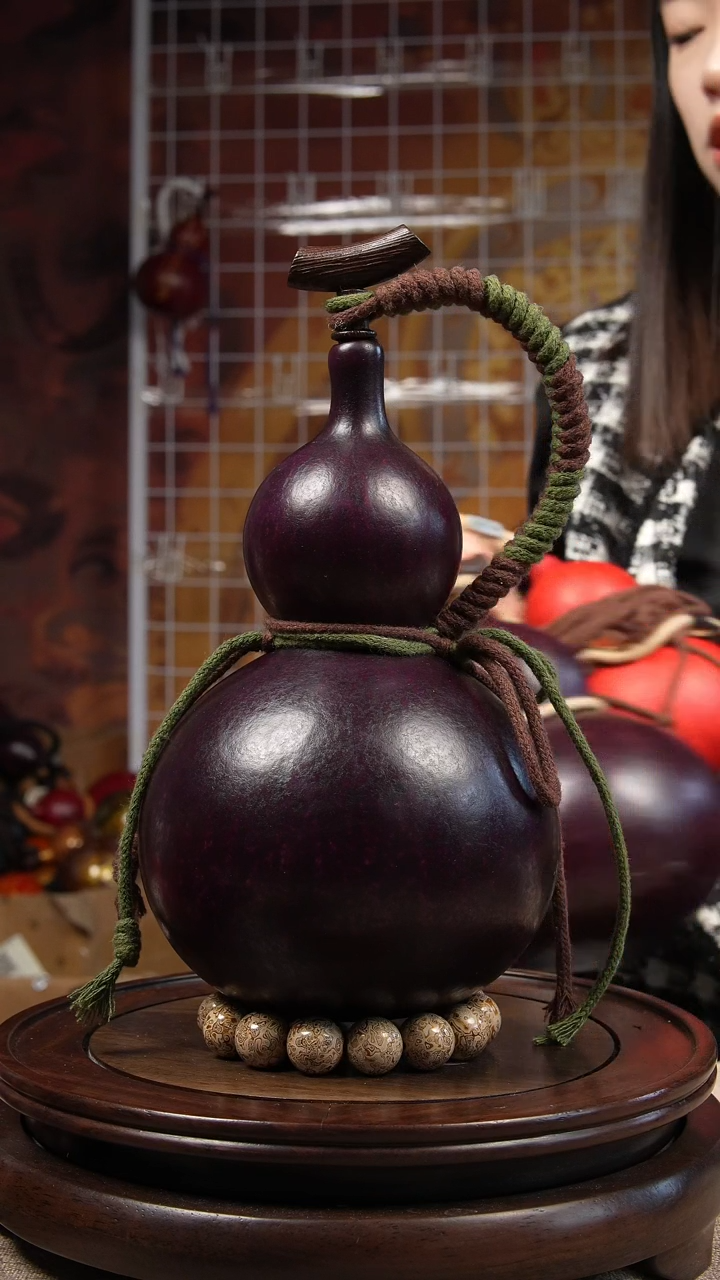 【闪购商品】291号  大漆酒葫芦一物一图