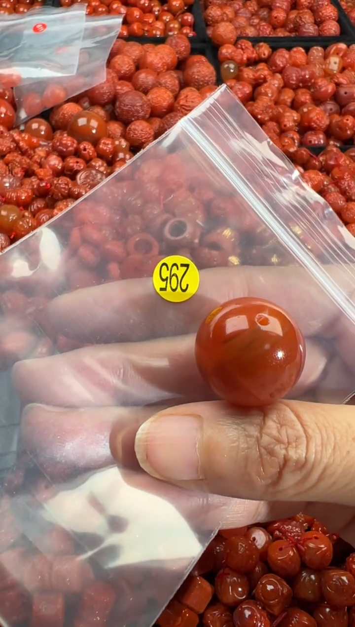 南红玛瑙未镶嵌颈饰微***@1