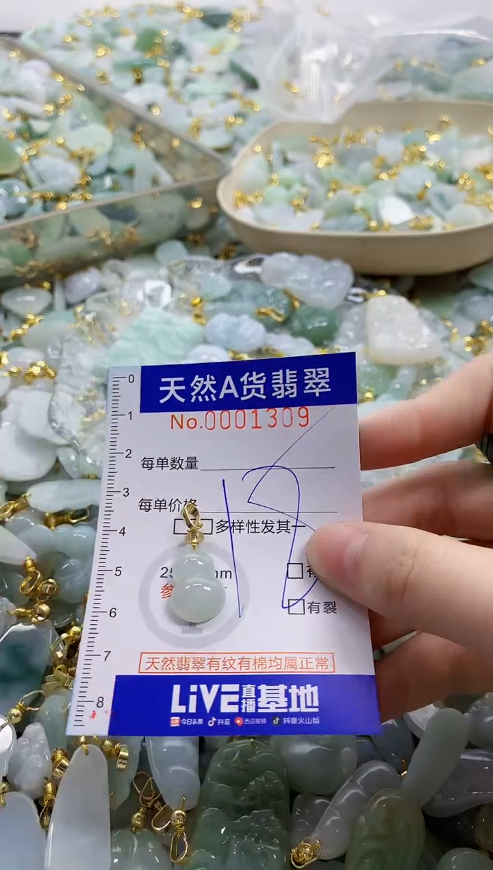 颈饰未镶嵌翡翠天然A货翡翠