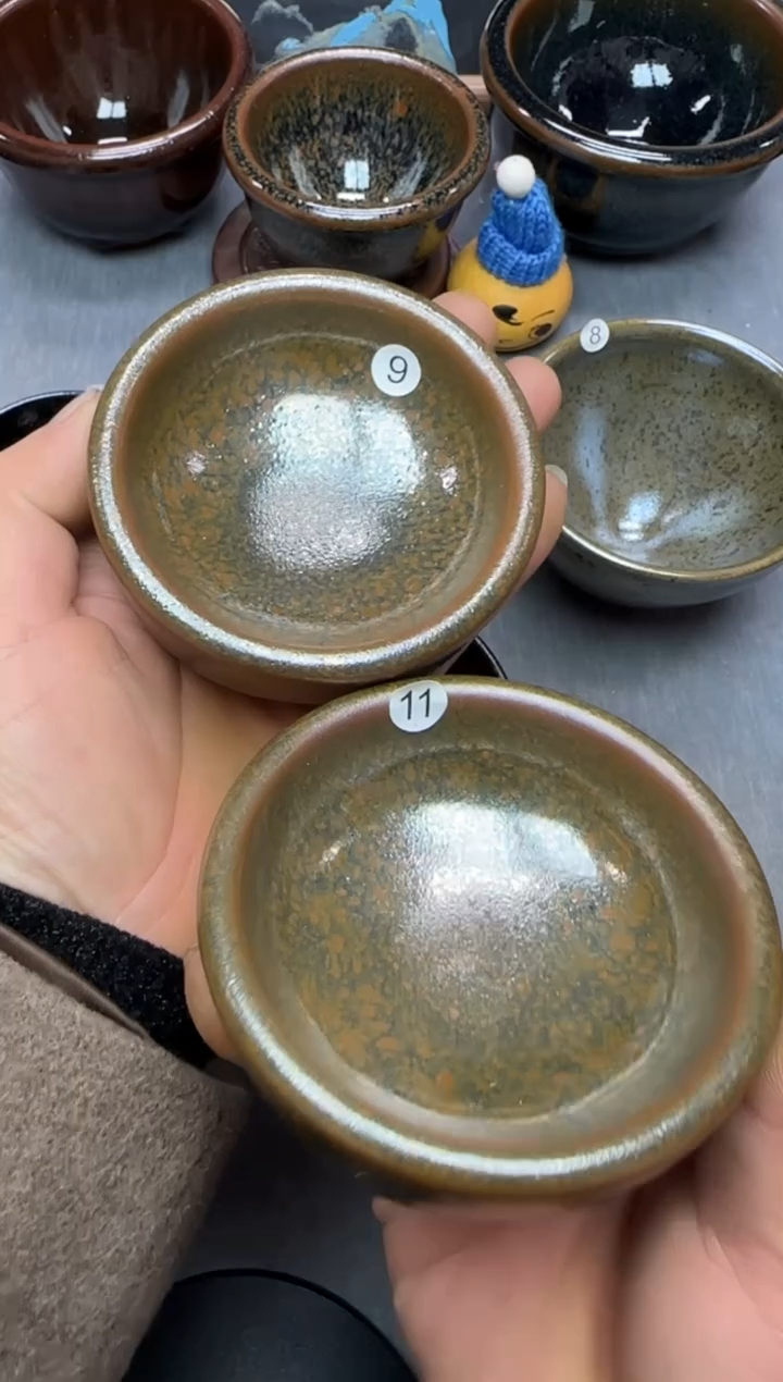 茶盏欣***贝印春堂柴烧建盏