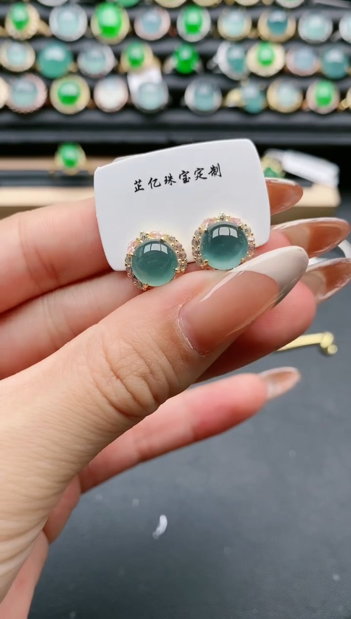 【闪购商品】翡翠戒指银S925镶嵌1111111