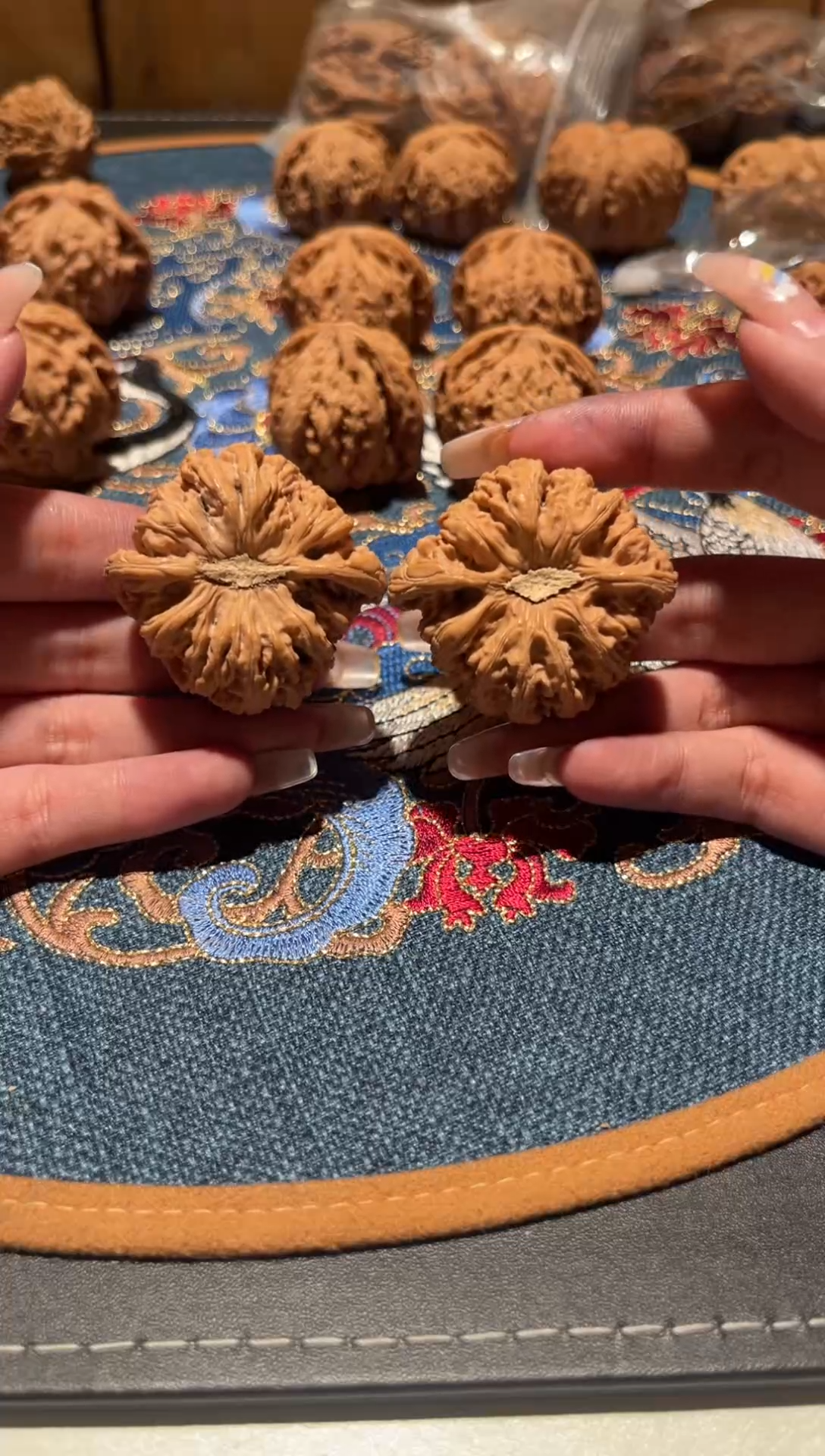 把件文玩核桃368密纹42