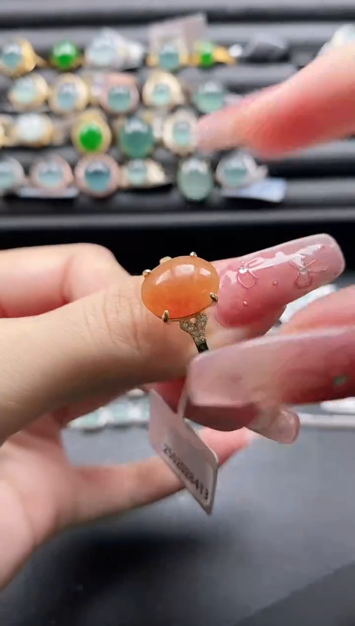 【闪购商品】翡翠戒指银S925镶嵌11111