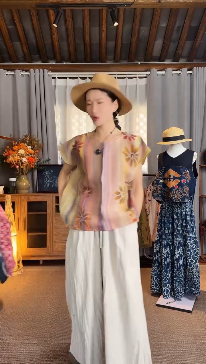 【闪购商品】设计师款火麻短袖