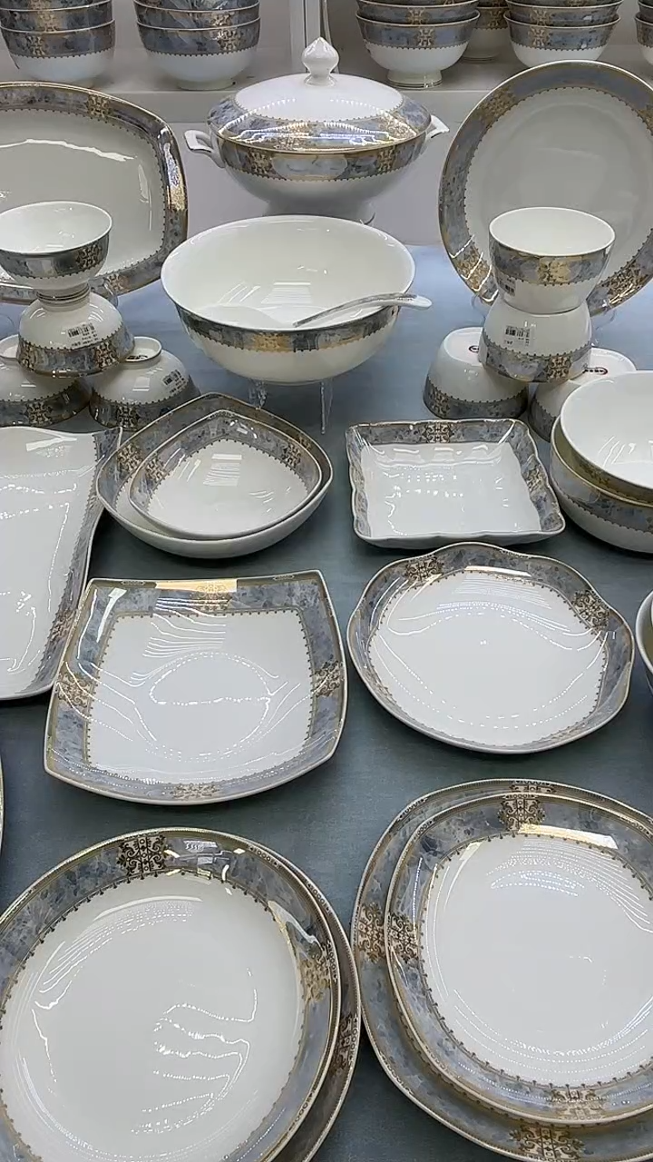 骨瓷开门大吉6三角4个8三角2个