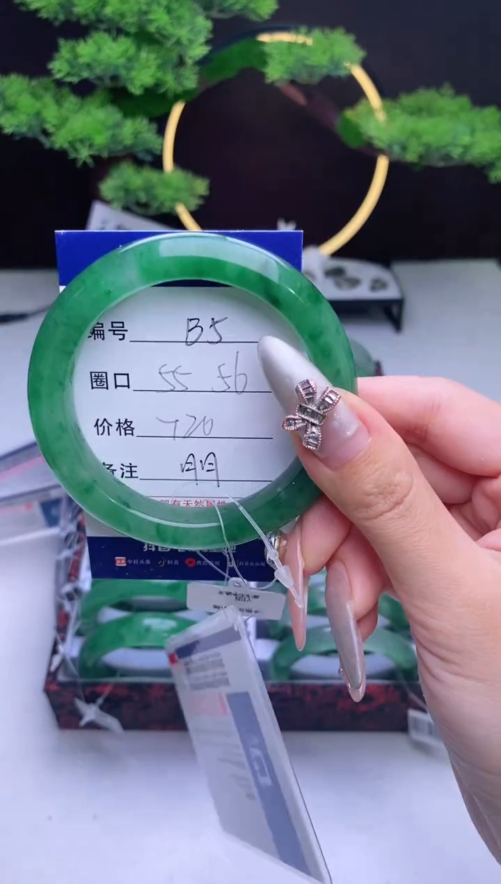 【闪购商品】石英质玉手镯未镶嵌【冰澜珠宝】-序号5