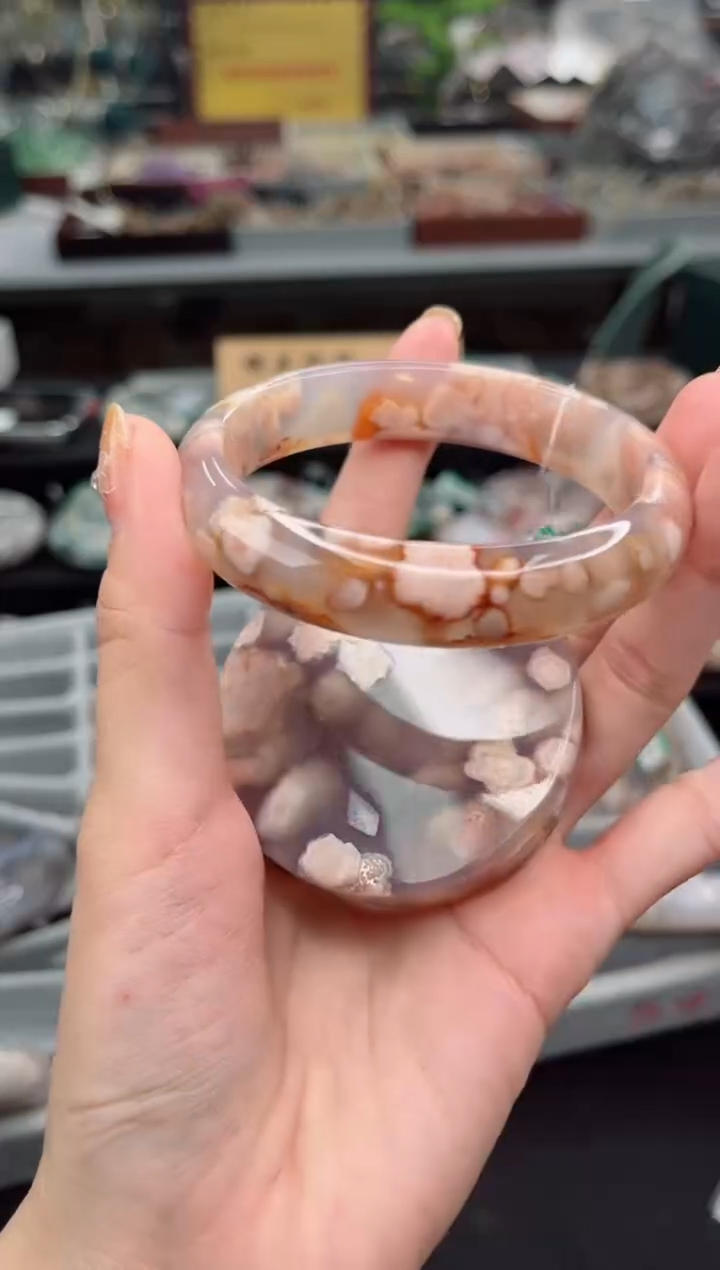 【闪购商品】石英质玉手镯未镶嵌60圈口（赠品镯心）6503572