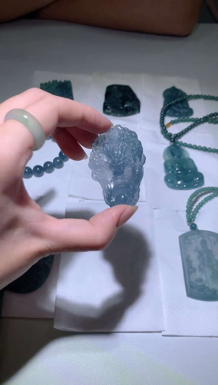 【闪购商品】定制翡翠未镶嵌毛货-不退不换