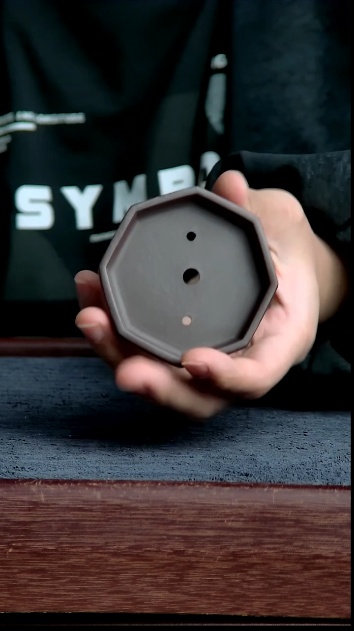 紫砂花盆6.5*0.8内径尺寸