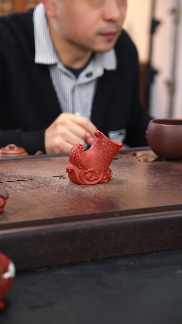 紫砂茶宠紫砂平步青云