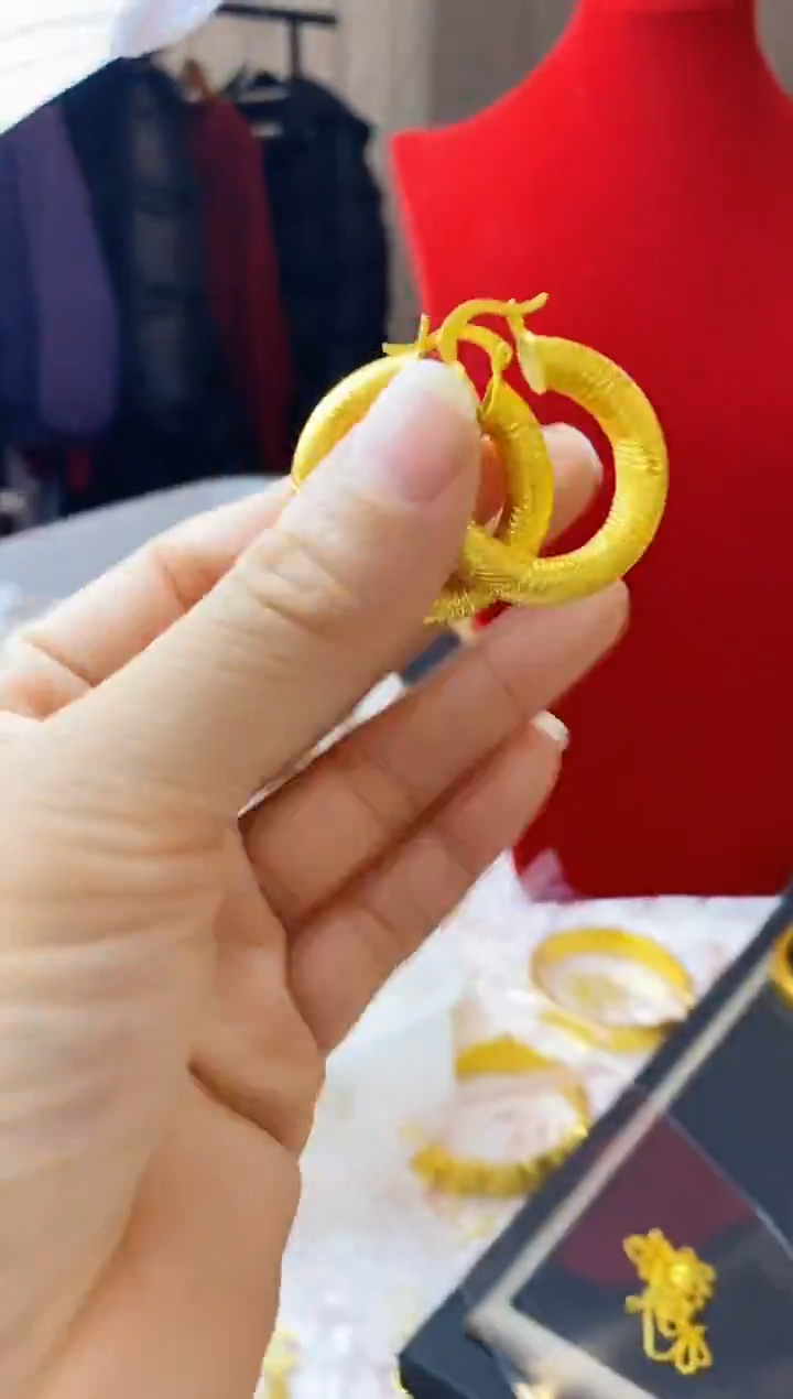合金无014拉丝耳圈