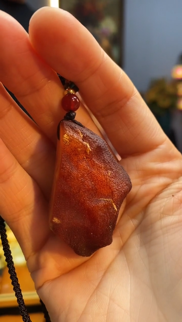手串琥珀未镶嵌挂件