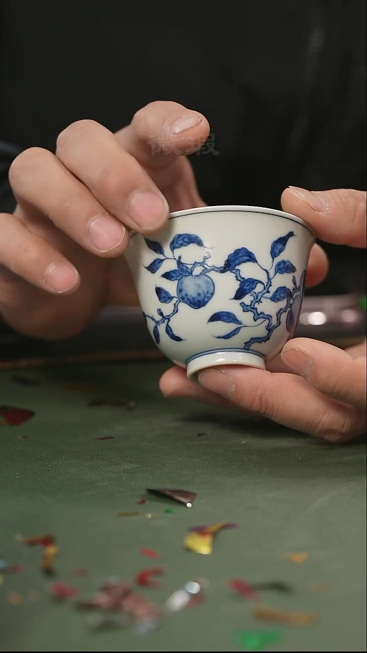 【闪购商品】杯纯手工手绘手作器。。