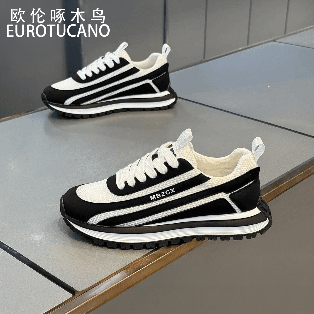 欧伦啄木鸟EUROTUCANO透气百搭网面鞋防滑耐磨软底阿甘老爹鞋子