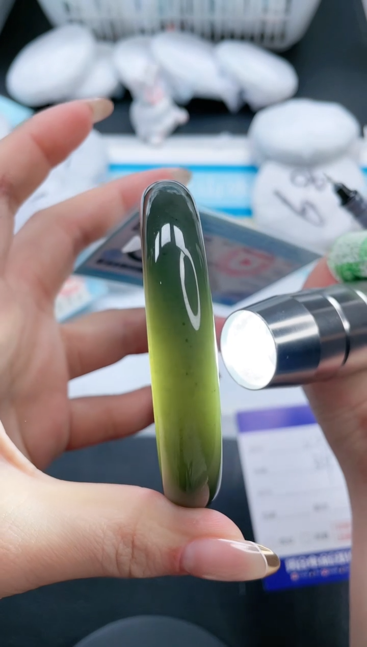 【闪购商品】和田玉手镯未镶嵌19V236-62