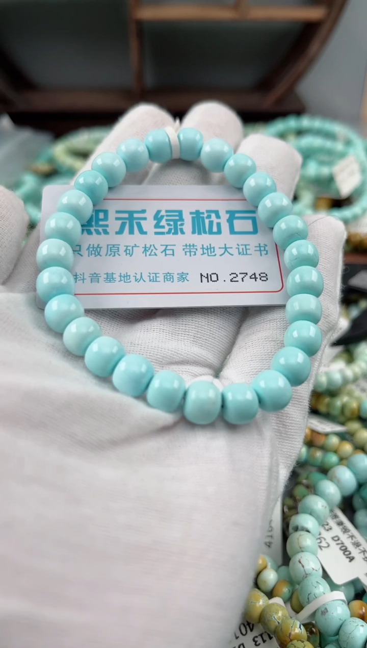 未镶嵌绿松石松石2748