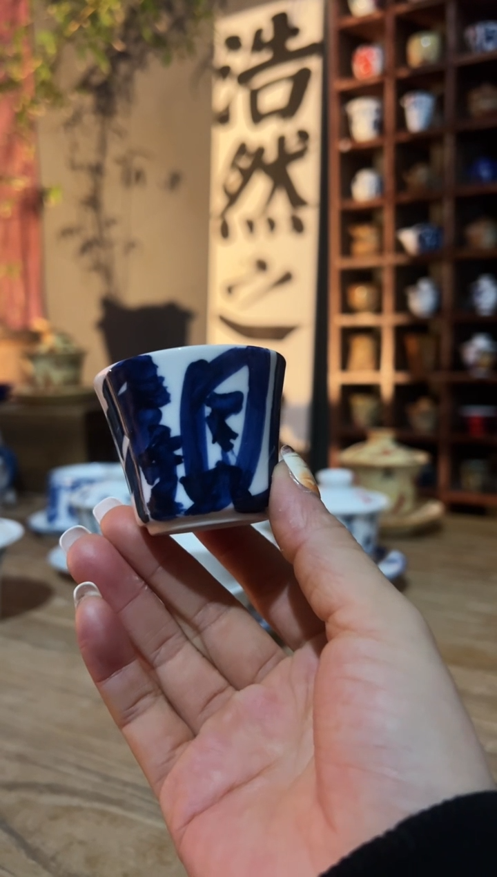 【闪购商品】观云听雨原创手绘茶具