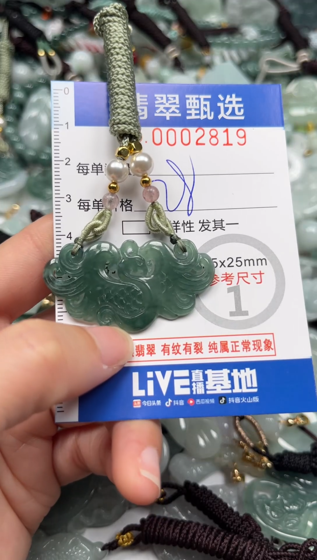 【闪购商品】翡翠颈饰未镶嵌00..2819