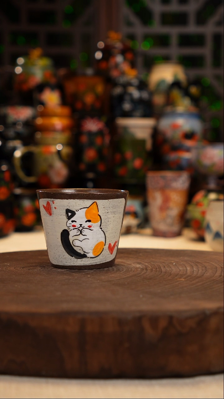 油画   手绘釉下彩