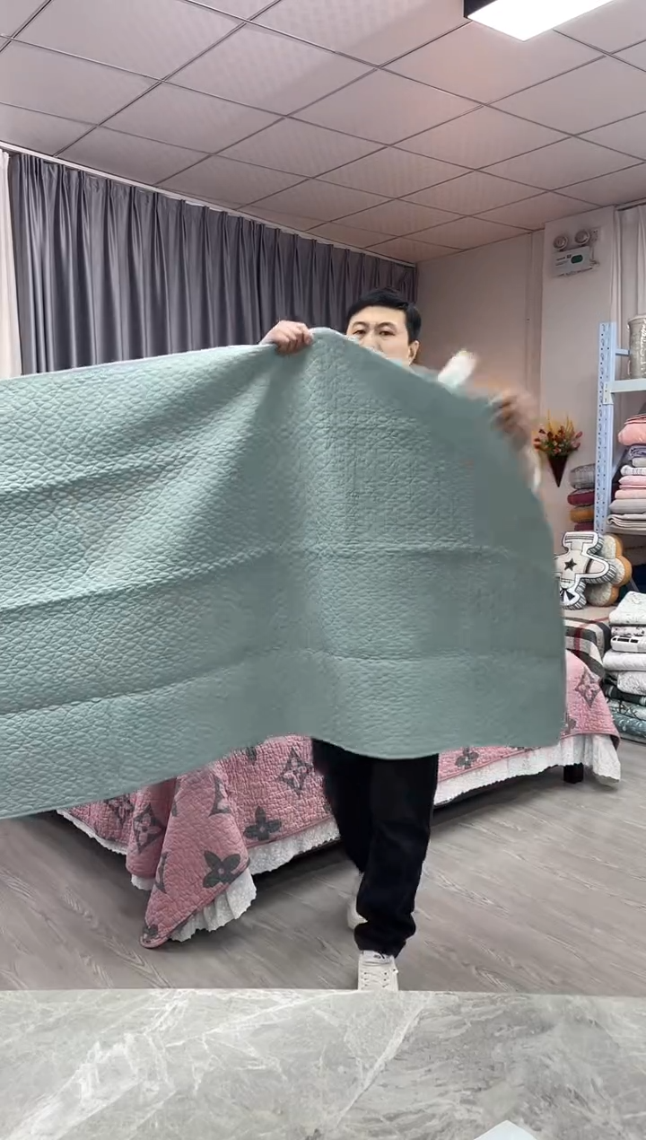 棉100cm*210cm 浅海蓝