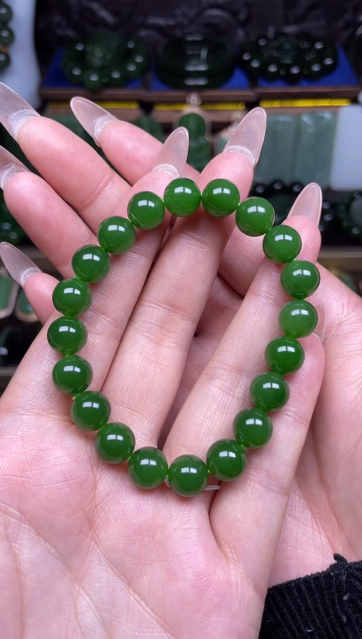 【闪购商品】和田玉手串未镶嵌碧玉