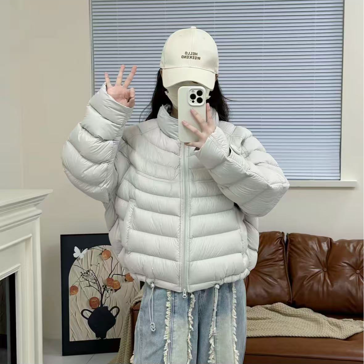 爆款排骨棉服2025女新款爆款秋冬时尚立 领韩版宽松百搭外套棉服